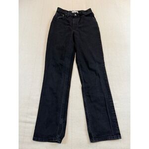 Abercrombie & Fitch | The 90s Straight Jeans Black | Women's 26/2R Curve Love